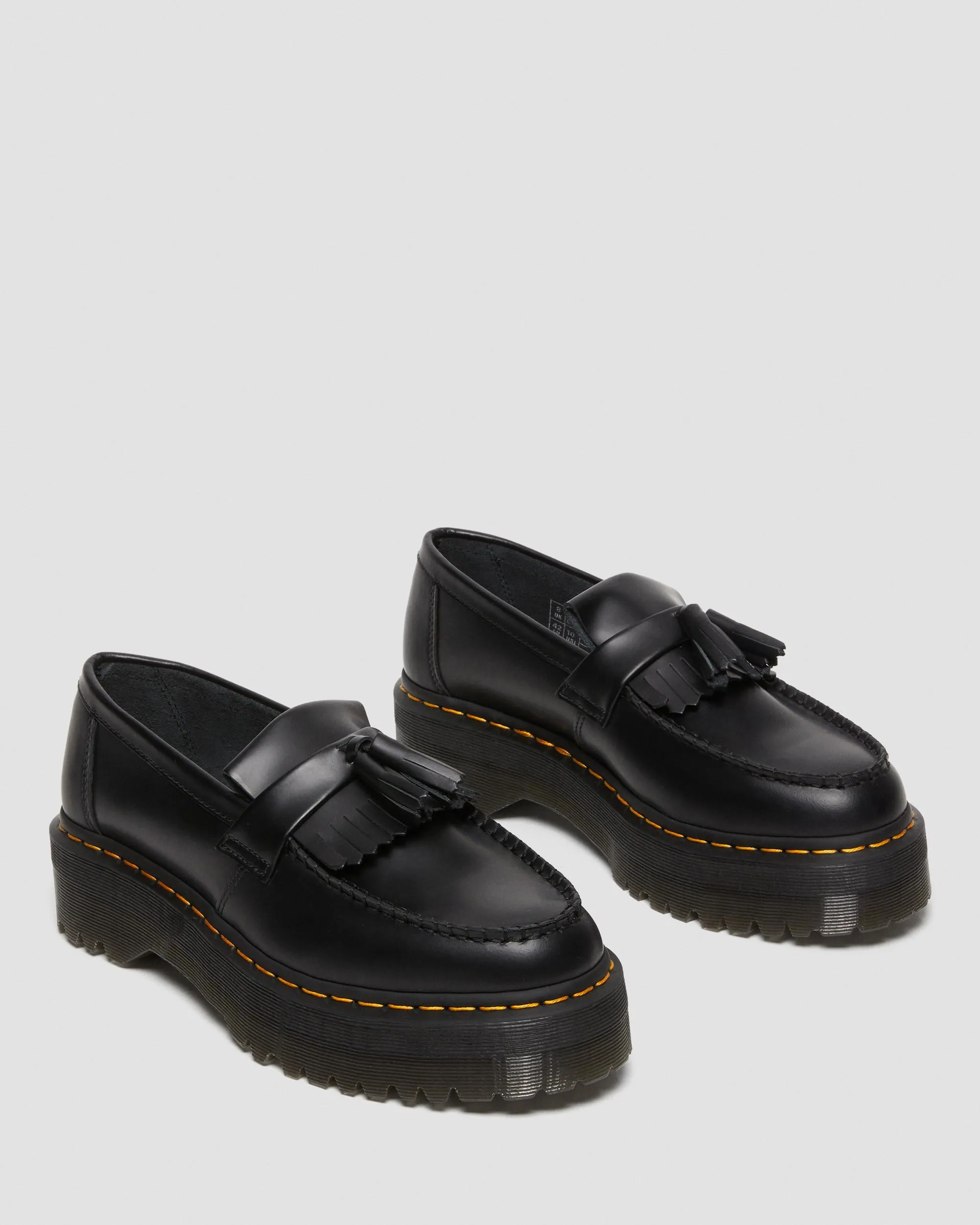 Adrian leather platform loafers with tassels Dr. Martens