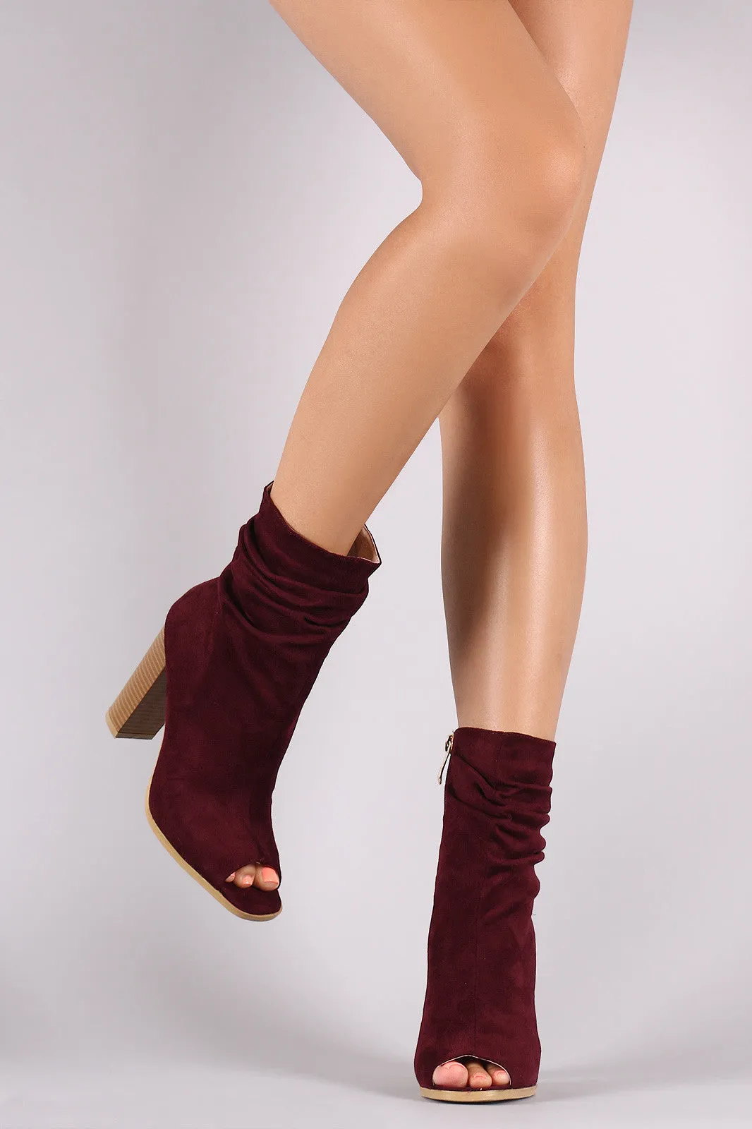 Alisa - Chunky Heeled Ankle Boots