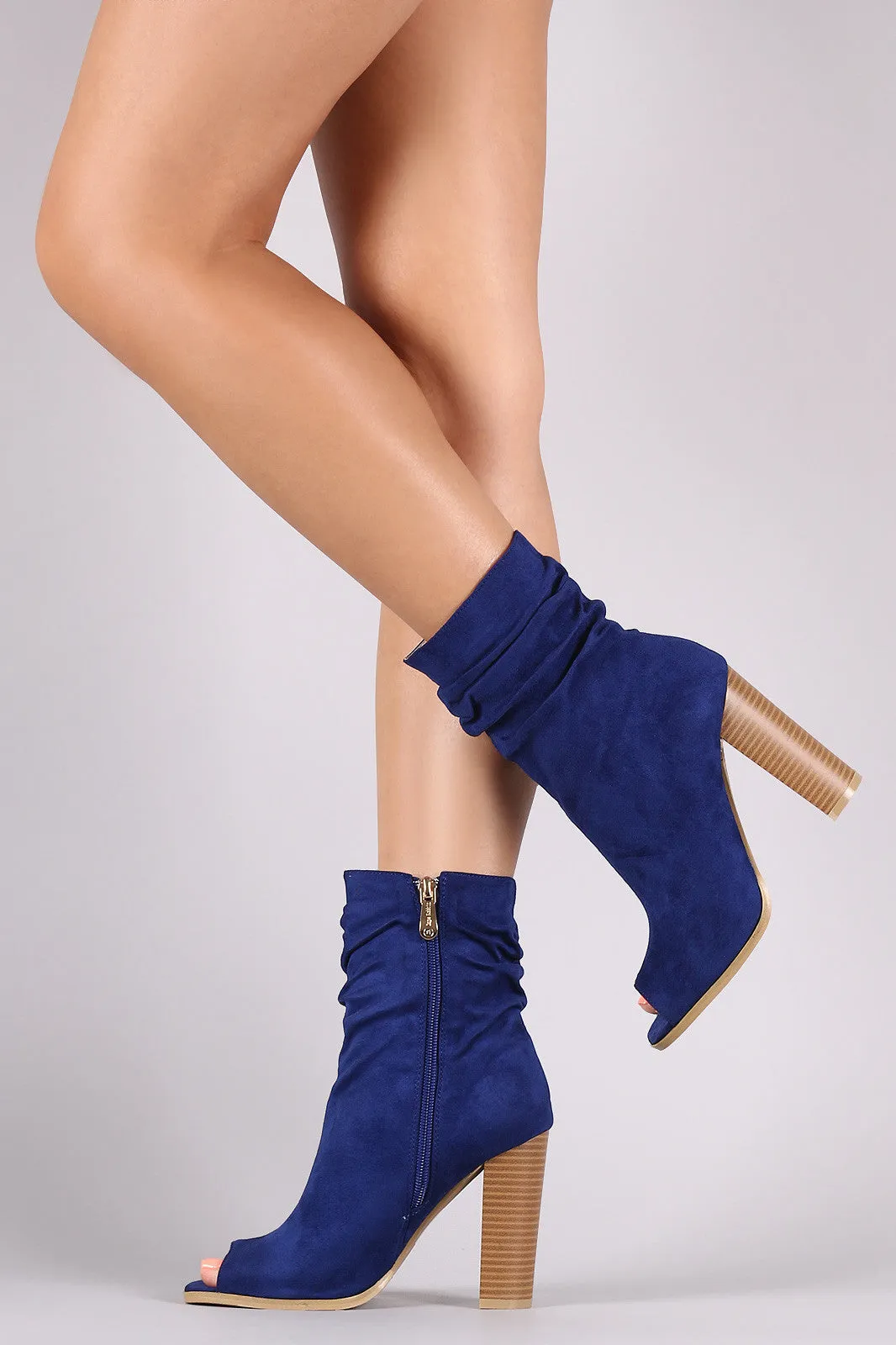 Alisa - Chunky Heeled Ankle Boots