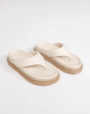 Amaya Sandals (Bone) - By Billini