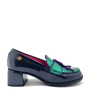 Arc - Navy and Green loafer