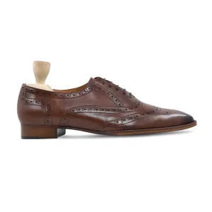 Attilio - Men's Burnished Brown Patina Calf Leather Oxford Shoe