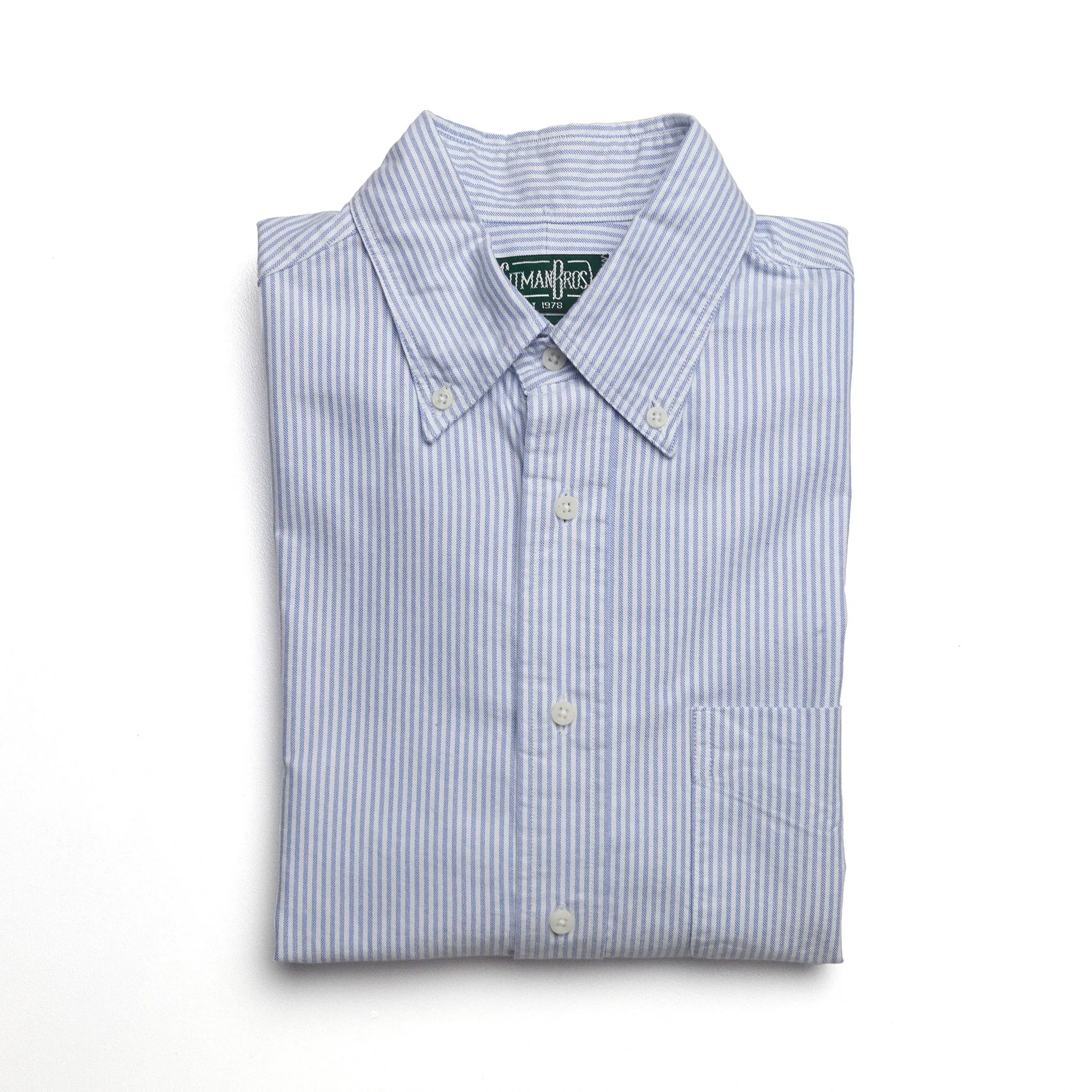 Blue Stripe Oxford