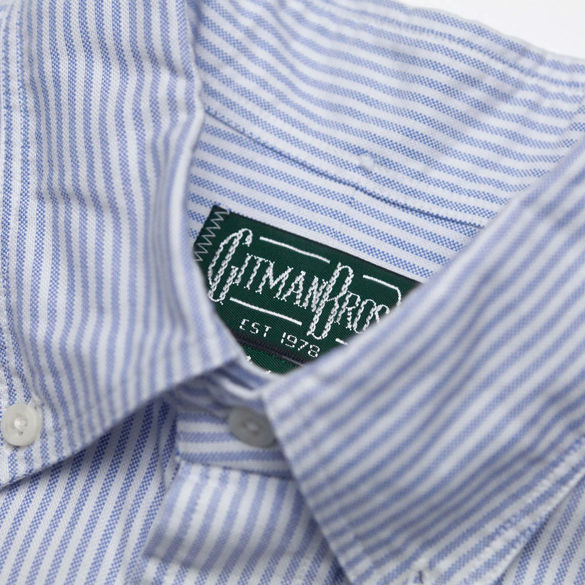 Blue Stripe Oxford