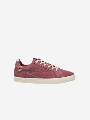 Cannon Women's Recycled Canvas Sneakers | Burgundy