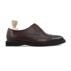 Chinita - Men's Dark Brown Calf Leather Oxford Shoe