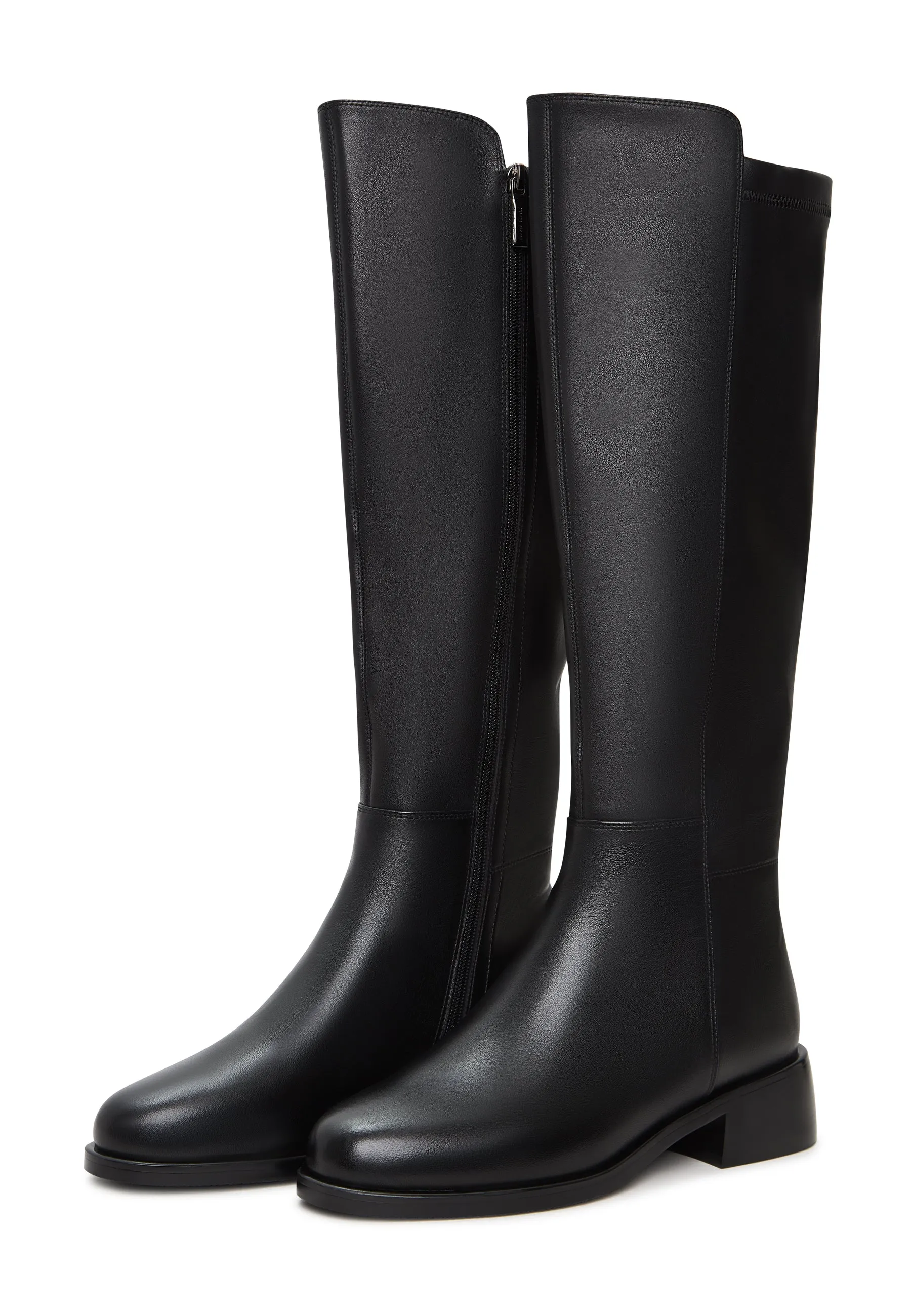 Classic Knee-High Boots Svi - Black