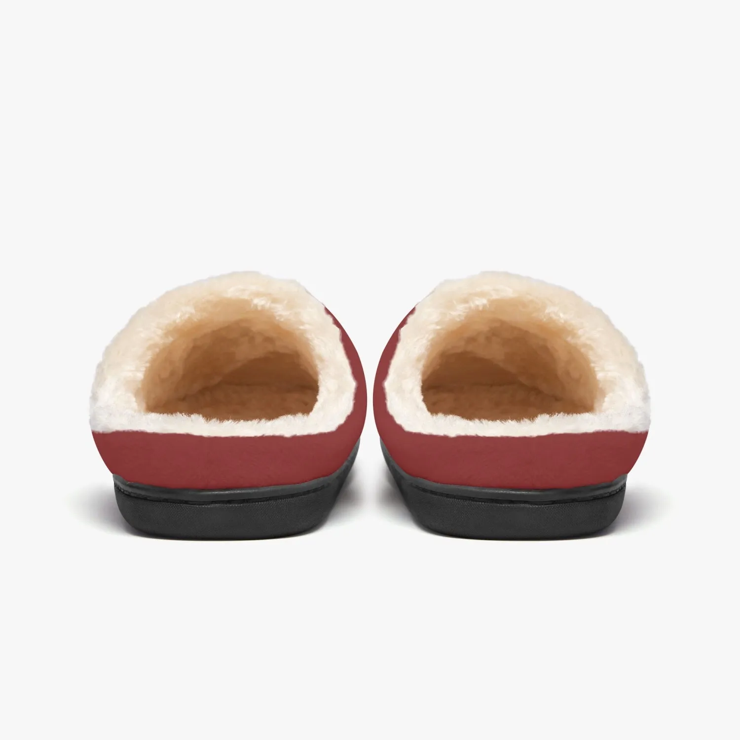 Dark Red | Fluffy Bedroom Slippers