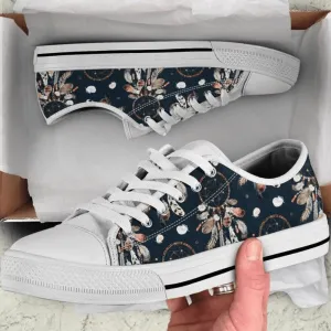 Dreaming Of Dogs Low Top Shoes - Stylish & Comfy Footwear For Dog Lovers, Dog Printed Shoes, Canvas Shoes For Men, Women