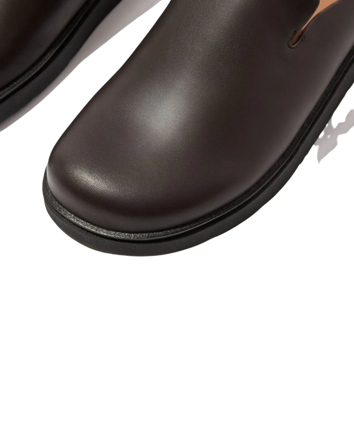 FitFlop Gen-FF Mens Leather Mules Brown