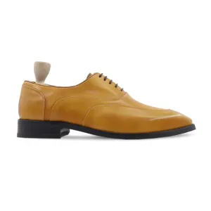 Junpei - Men's Yellow Calf Leather Oxford Shoe