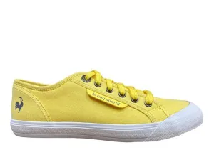 Le Coq Sportif adult canvas sneakers shoe Deauville Plus 1411204 yellow