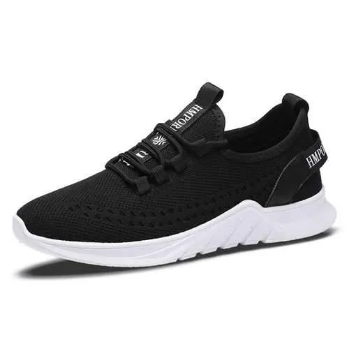 Men Breathable Mesh Athletic Shoes Casual Sports Shoes