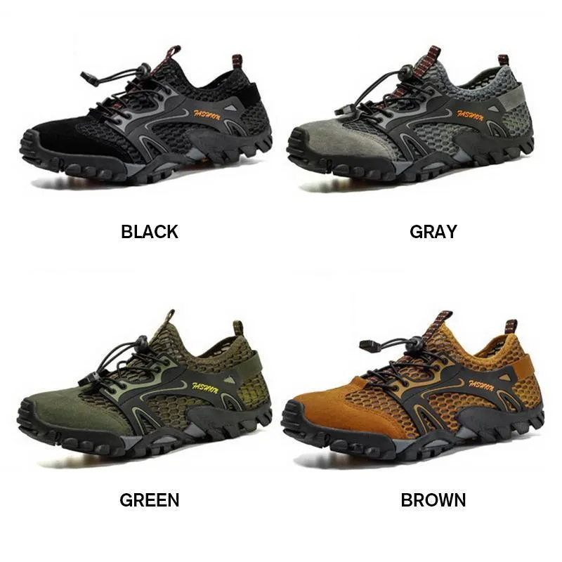 Men's Breathable Mesh Casual Light Outdoor Hiking Shoes