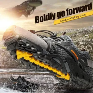 Men's Breathable Mesh Casual Light Outdoor Hiking Shoes