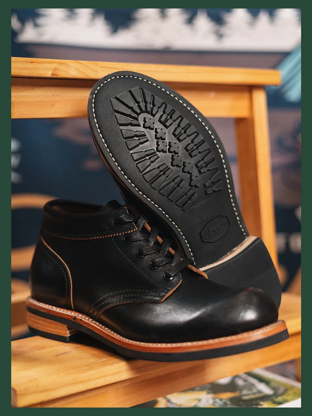 Men's Mid Top Derby Boots