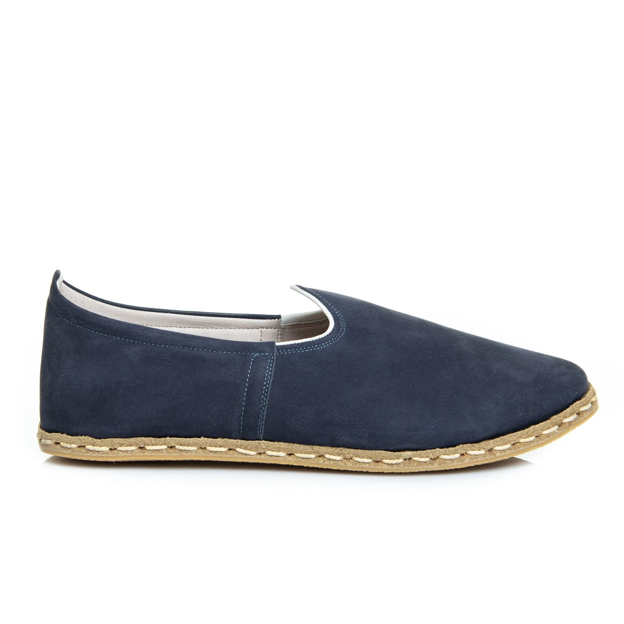 Men's Navy Blue Slip On Shoes