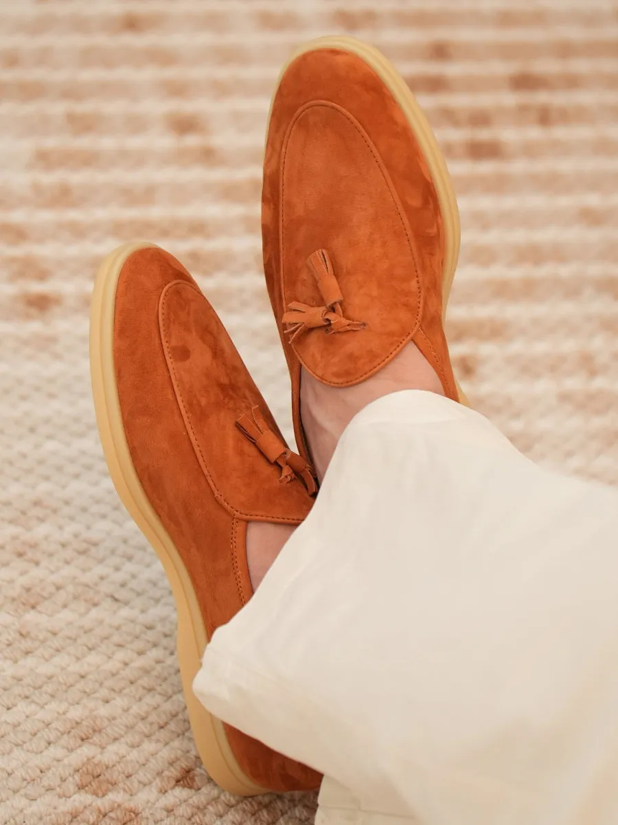 Men's Suede Tassel Loafers