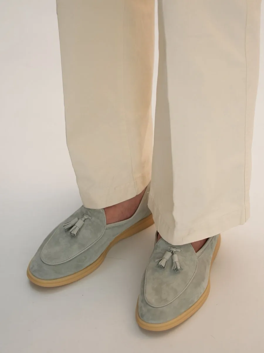 Men's Suede Tassel Loafers