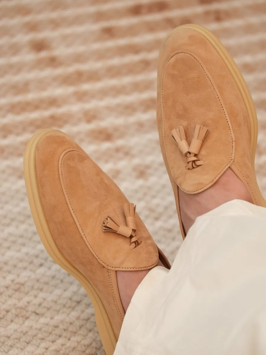 Men's Suede Tassel Loafers