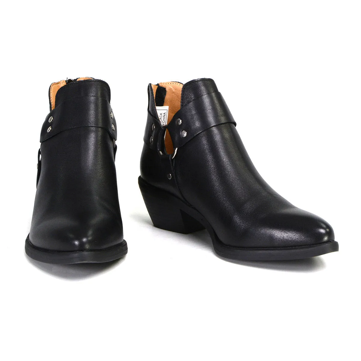 Milwaukee Leather MBL9443 Women's 'Sleek' Premium Black Leather