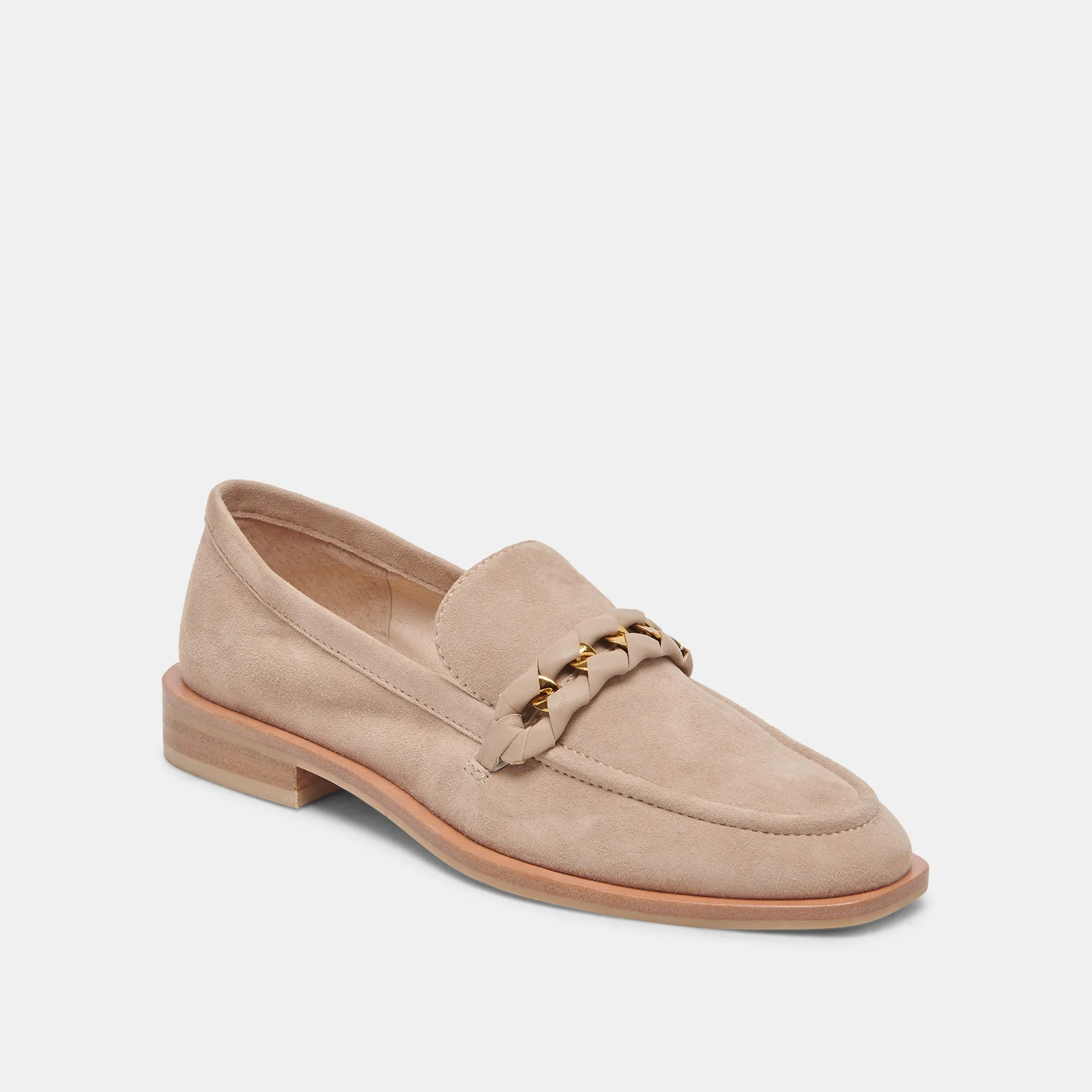 SALLIE FLATS TAUPE SUEDE