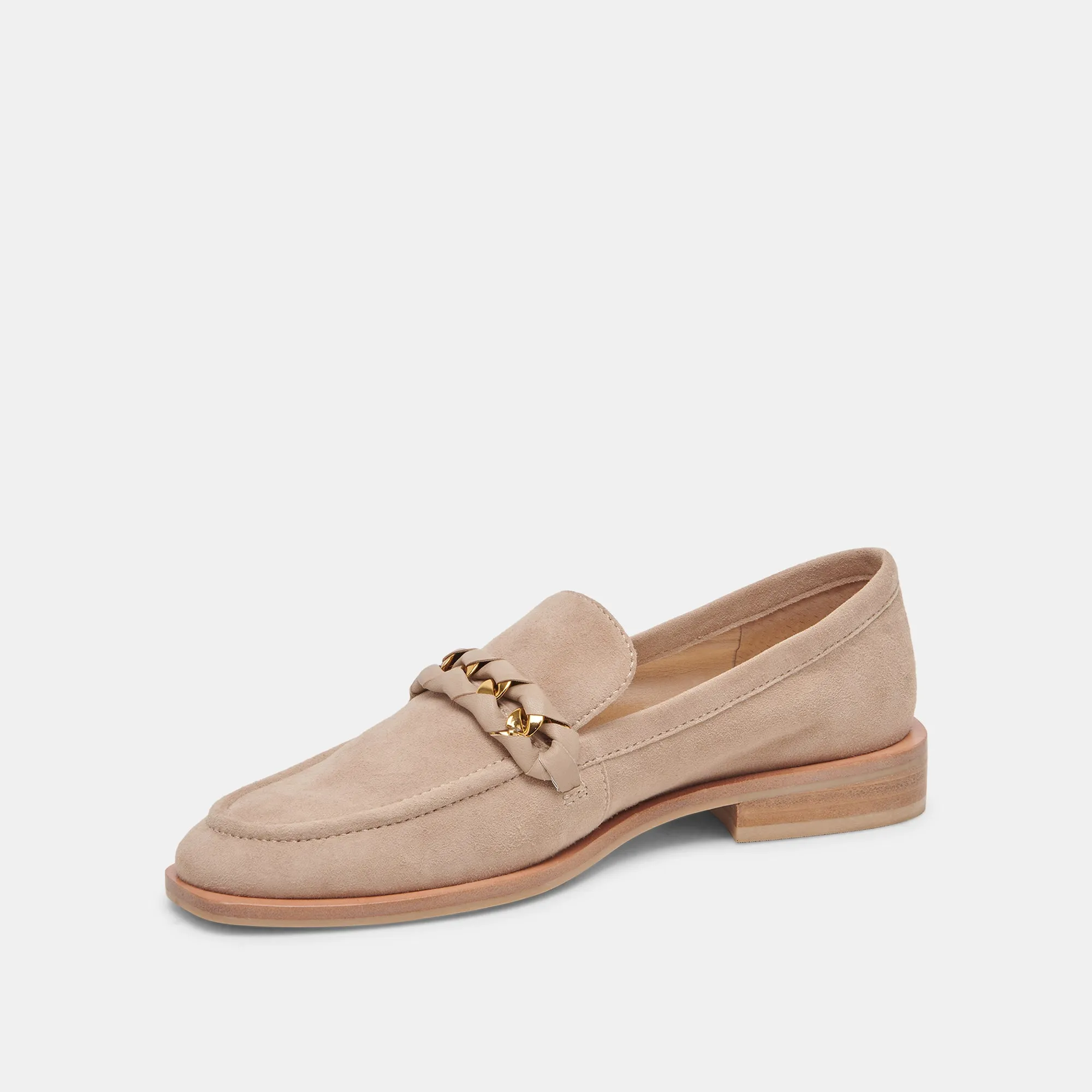 SALLIE FLATS TAUPE SUEDE