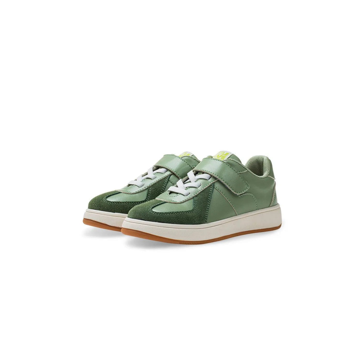 Skateboarder Breathable Kids Green Sneakers