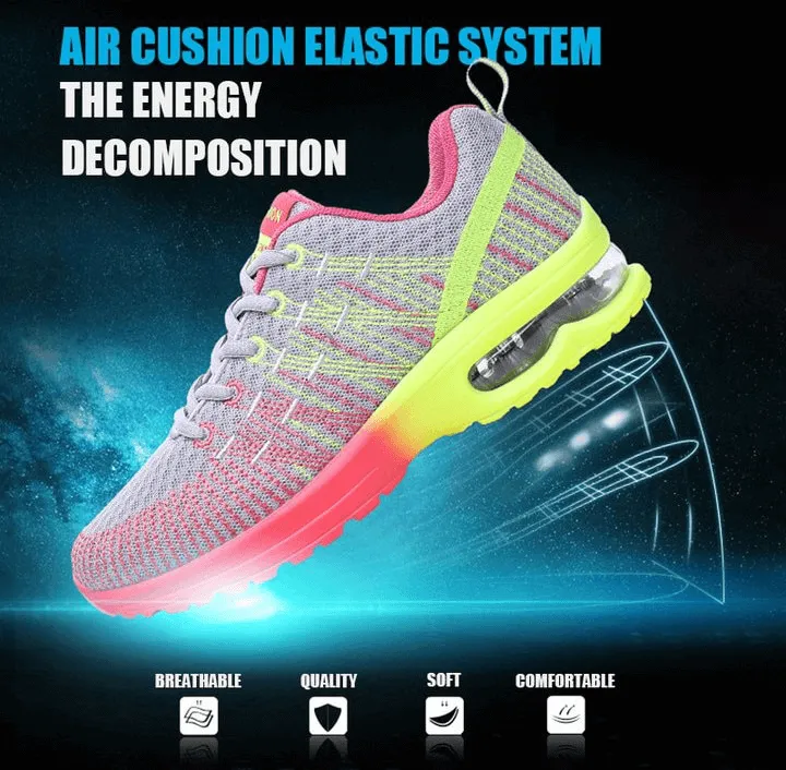 Stylish Bright Mesh Women's Sneakers / Breathable Sports Shoes - SF0876