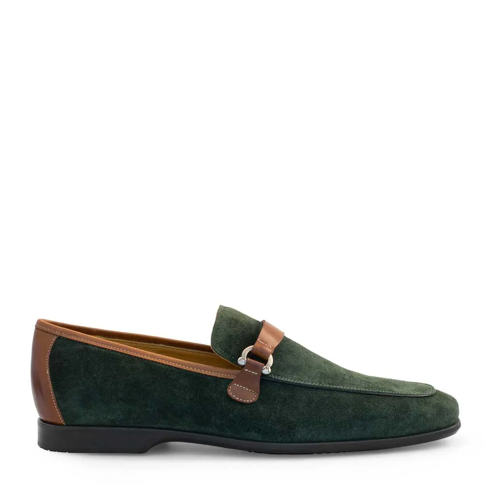 Suede Rubber Sole Loafer