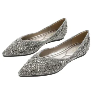 TEEK - Pointed Gem Rivet Rich Flats