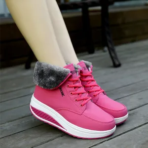 Women's cloth shoes with front lace hand-woven shoes